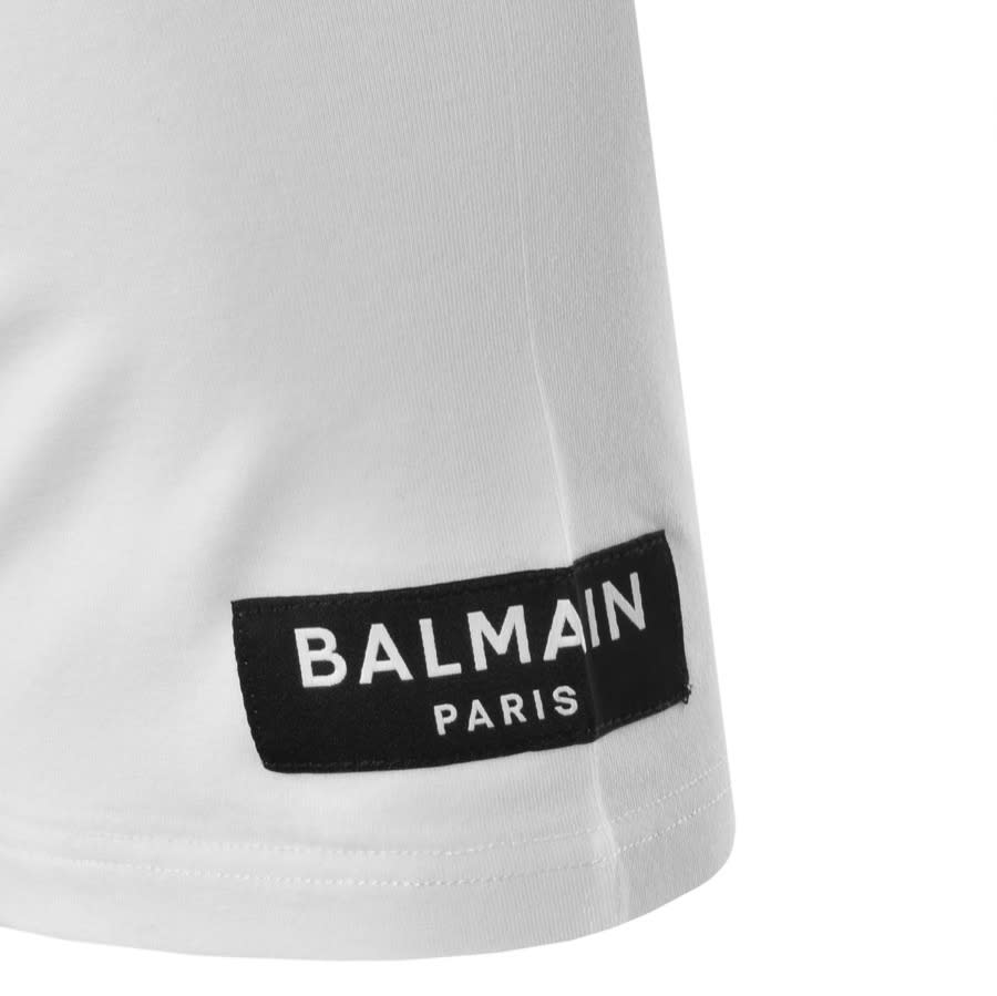 Alternative Image for ProductBalmain Logo T Shirt White3
